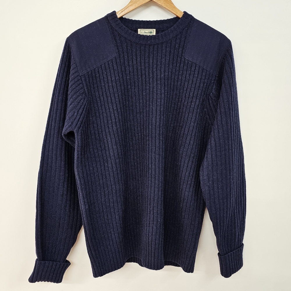 L.L. Bean Sweater, Size Large, Navy